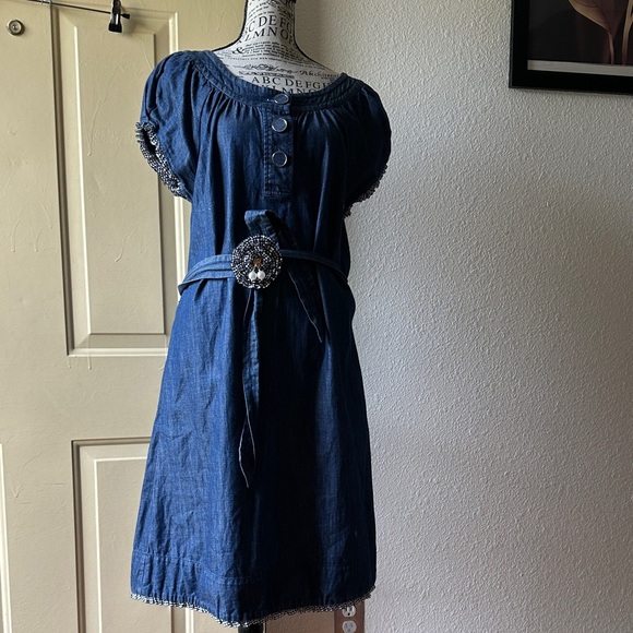 Banana Republic Blue Denim Dress - Picture 1 of 9